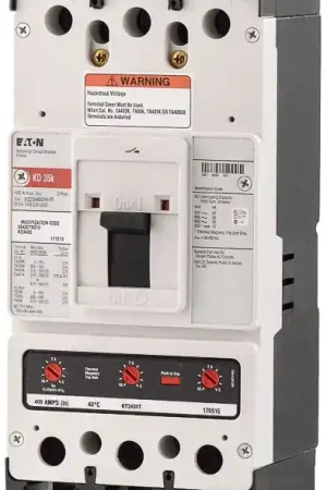 Eaton / Cutler-Hammer KD3400N - 400A 3 Pole Molded Case Circuit Breaker Fast Shipping