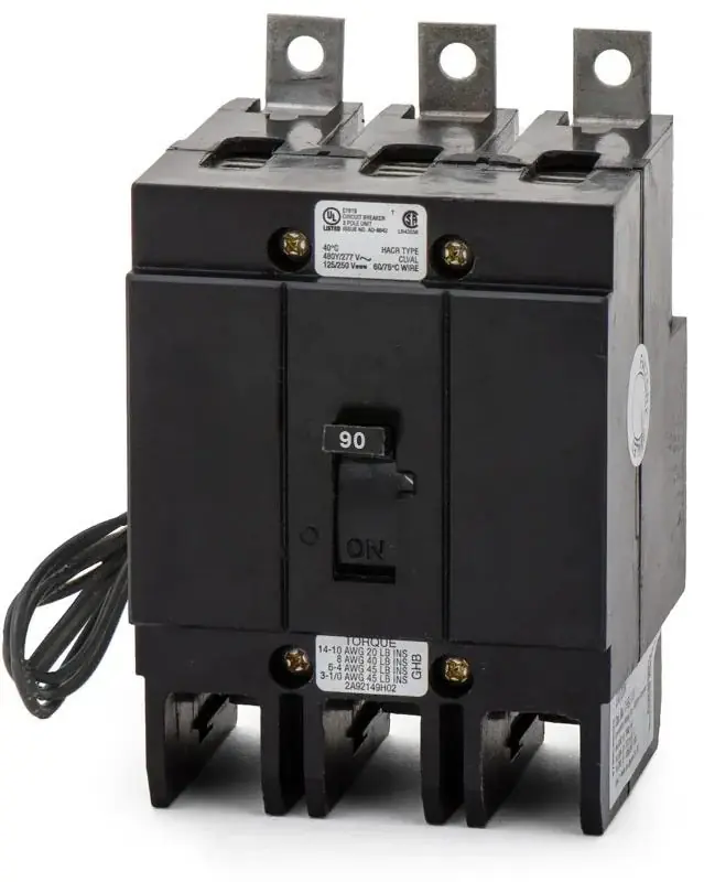 One Day Deal Eaton / Cutler-Hammer GHB3090S1 - 90A 3 Pole Molded Case Circuit Breaker