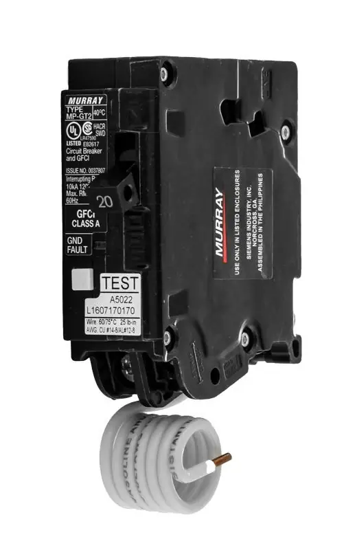Siemens MP120GFA - 20A GFCI Miniature Circuit Breaker Hot Deal