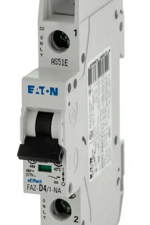 Eaton / Cutler-Hammer FAZ-D4/1-NA-SP - 4A 1 Pole Miniature Circuit Breaker Deal