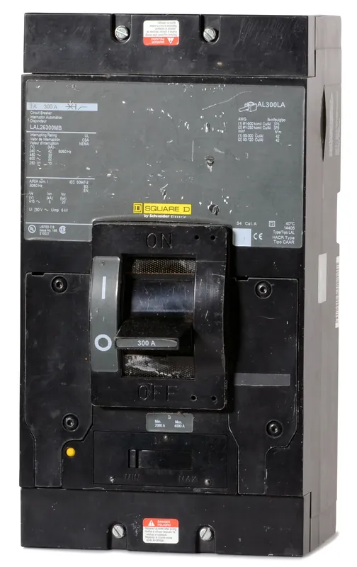 Square D LAL26300MB - 300A 2 Pole Molded Case Circuit Breaker Budget
