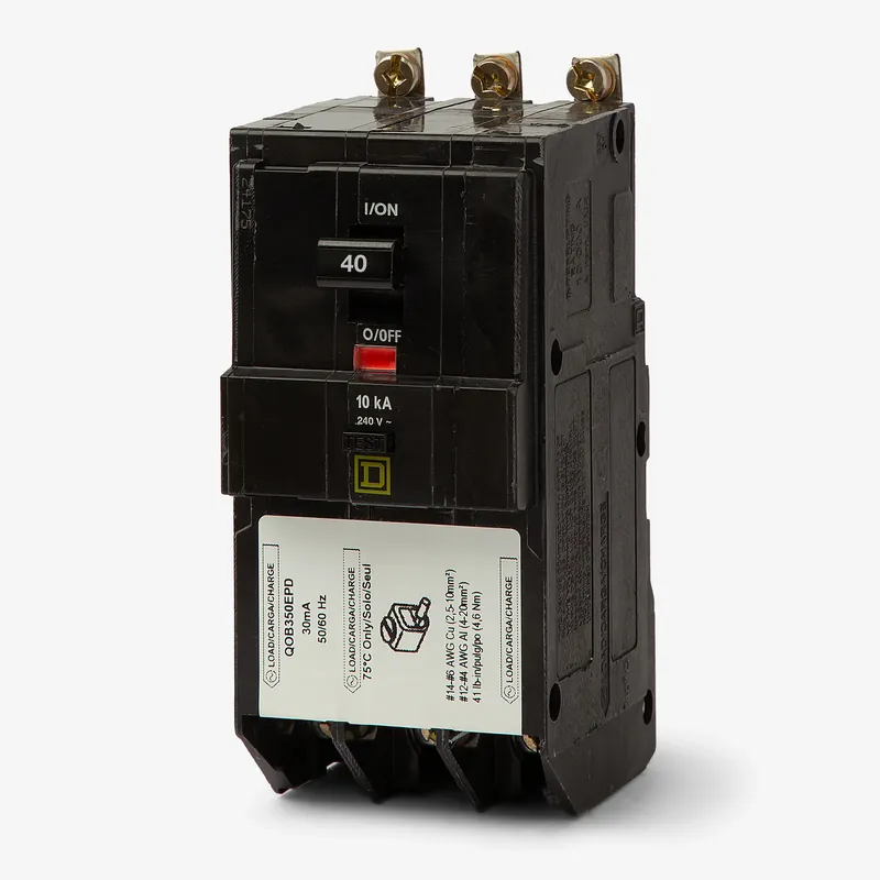 Square D QOB340EPD - 40A GFEP Miniature Circuit Breaker Big Sale