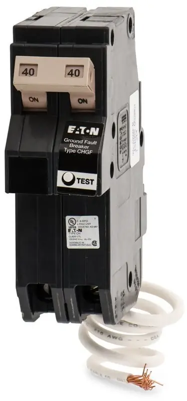 Eaton / Cutler-Hammer CH240GFT - 40A GFCI Miniature Circuit Breaker Markdown
