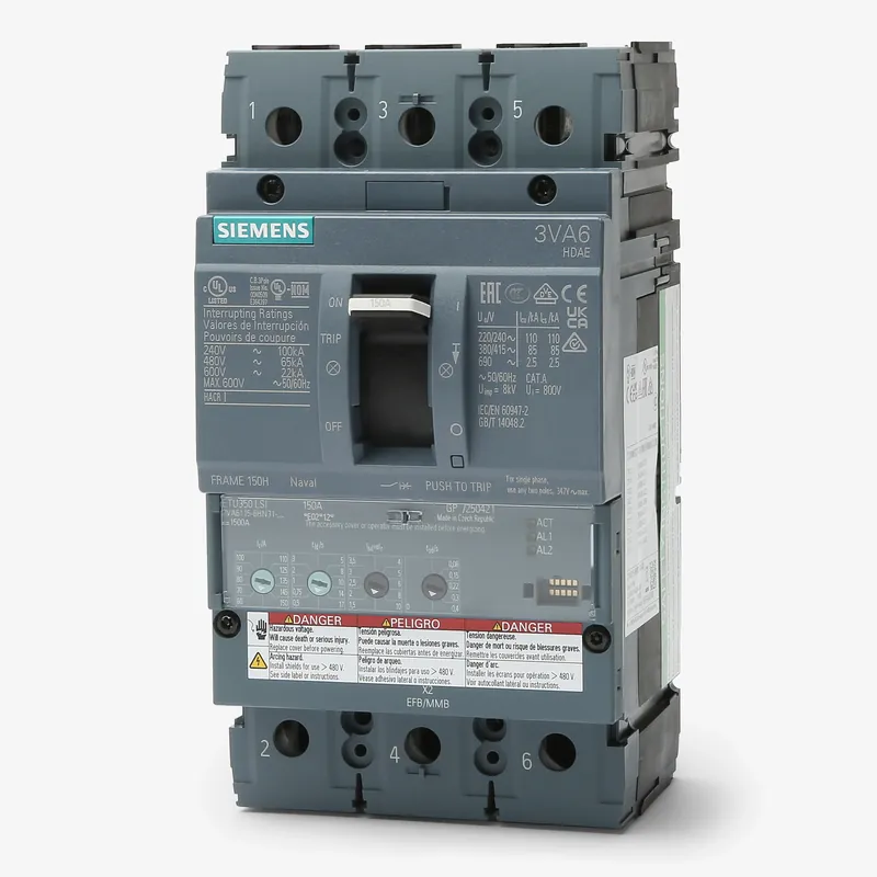 Luxury Siemens 3VA6140-6HN31-0AA0 - 40A 3 Pole Molded Case Circuit Breaker