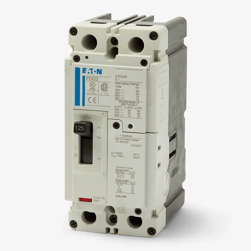 Best Price Eaton / Cutler-Hammer PDG22F0125TFFJ - 125A 2 Pole Molded Case Circuit Breaker