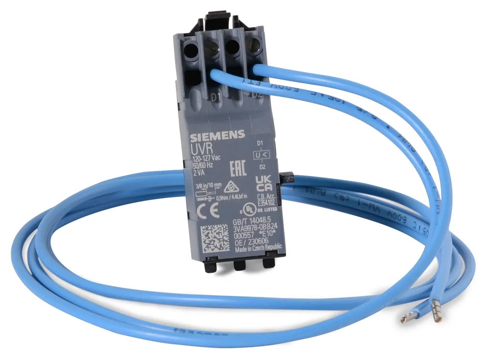 Crafted Siemens 3VA9978-0BB24 Undervoltage Release