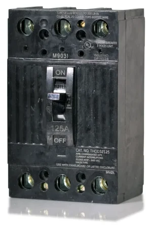 Sale ABB / General Electric THQD32125WL - 125A 3 Pole Molded Case Circuit Breaker