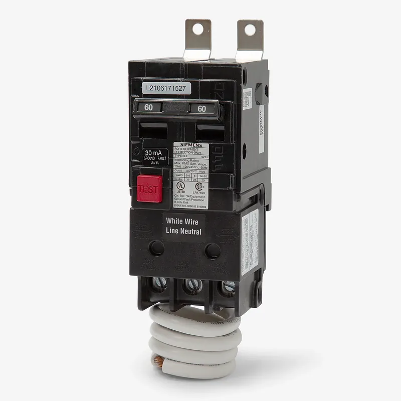 Siemens BE260H - 60A GFEP Molded Case Circuit Breaker Holiday Sale