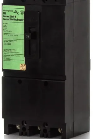 Eaton / Westinghouse FCL3070 - 70A 3 Pole Molded Case Circuit Breaker Limited Time