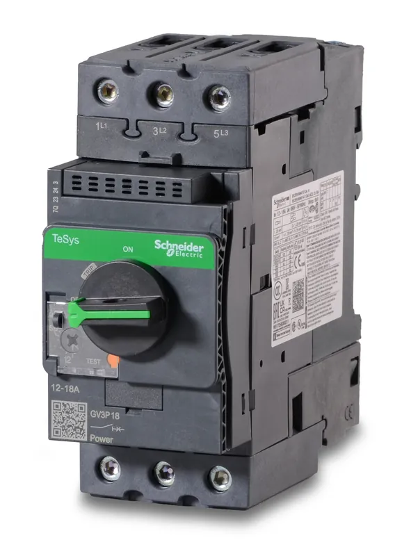 Markdown Square D GV3P18 - 18A 3 Pole Motor Protection Circuit Breaker