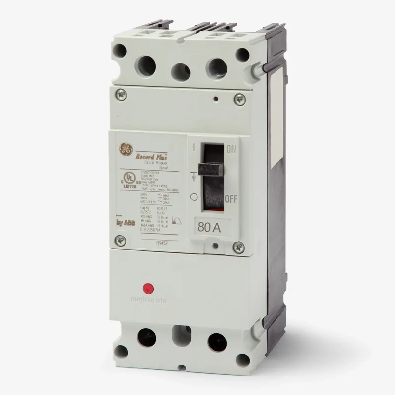 ABB / General Electric FBV26TE080RV - 80A 2 Pole Molded Case Circuit Breaker Bargain