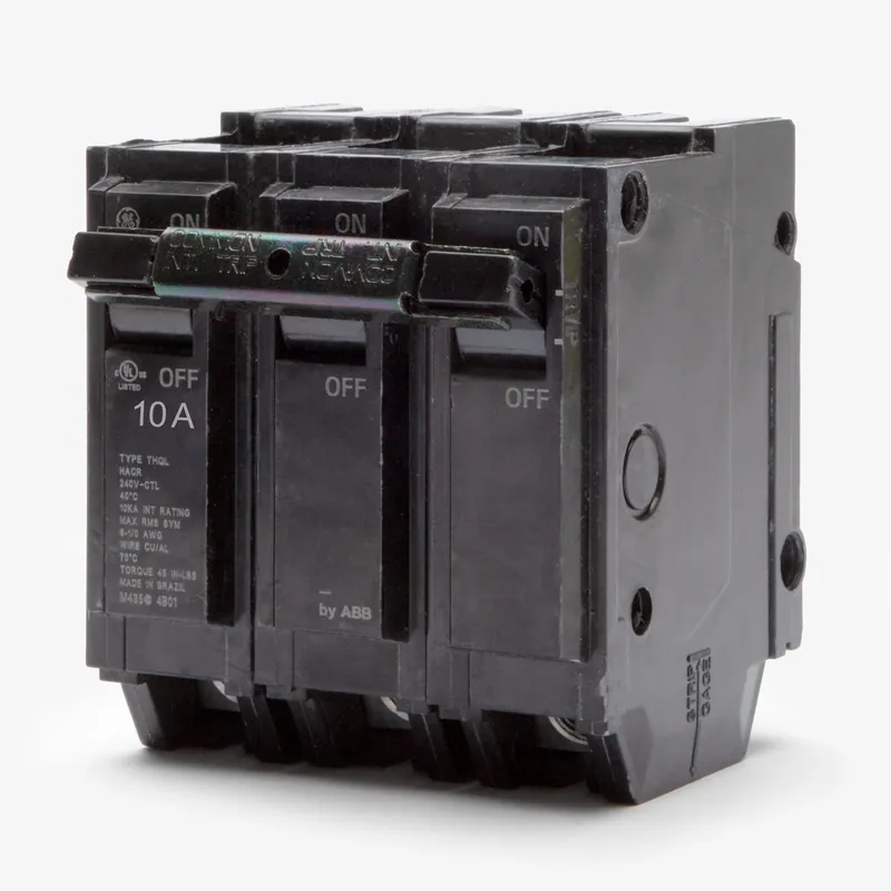 Place Order ABB / General Electric TQL32010 - 10A 3 Pole Molded Case Circuit Breaker