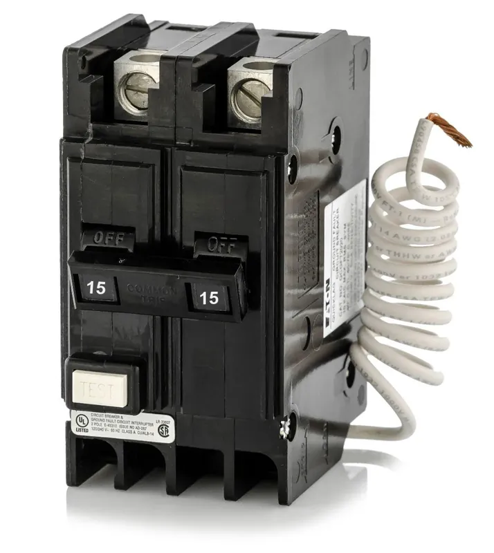 In Demand Eaton / Cutler-Hammer QCGF2015 - 15A GFCI Miniature Circuit Breaker