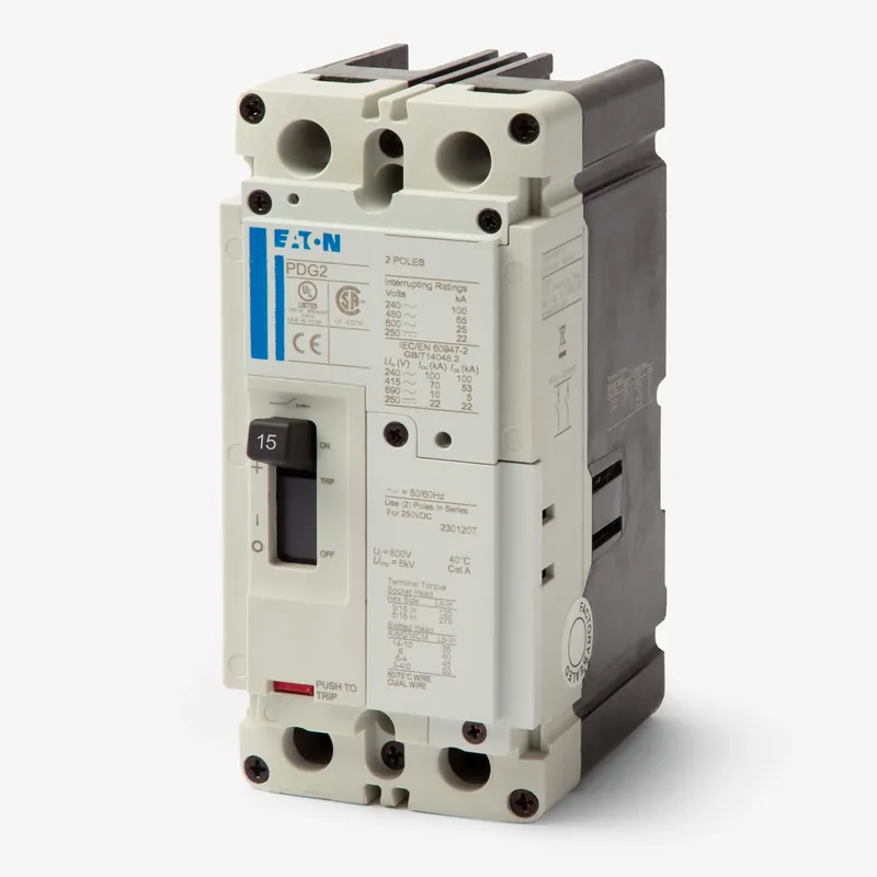 Super Sale Eaton / Cutler-Hammer PDG22M0015TFFL - 15A 2 Pole Molded Case Circuit Breaker