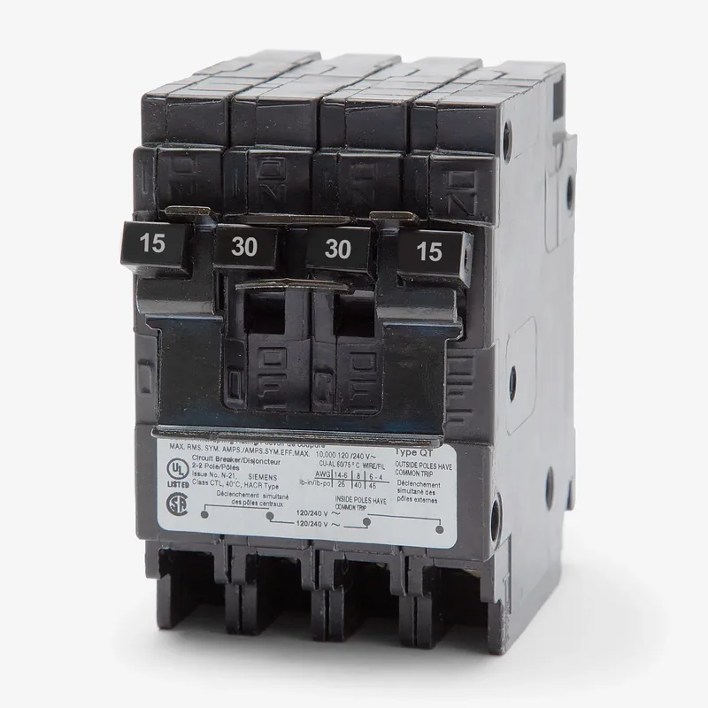 Holiday Sale Siemens Q21530CT2 - 15/30A Quadplex Miniature Circuit Breaker