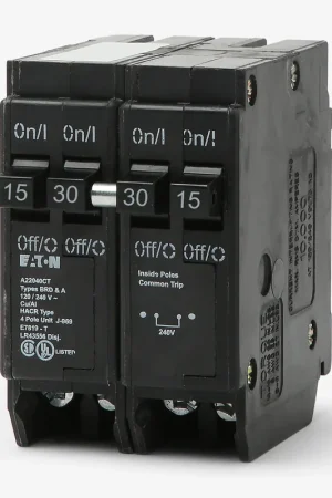 Big Sale Eaton / Cutler-Hammer BQC2302115 - 15/30A Quadplex Miniature Circuit Breaker