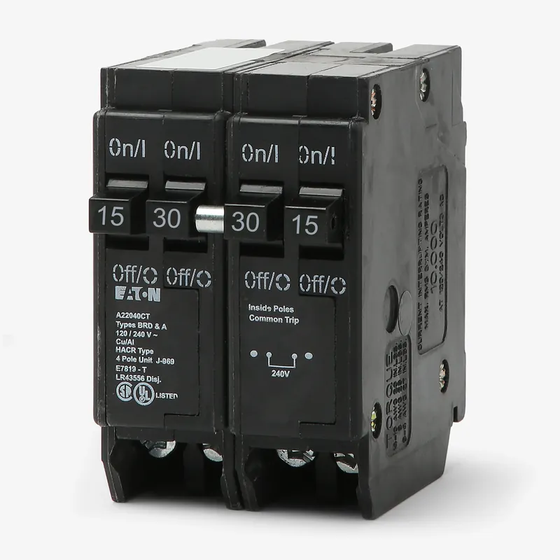 Big Sale Eaton / Cutler-Hammer BQC2302115 - 15/30A Quadplex Miniature Circuit Breaker