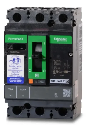 Buy Direct Schneider Electric HGL36070AA - 70A 3 Pole Molded Case Circuit Breaker