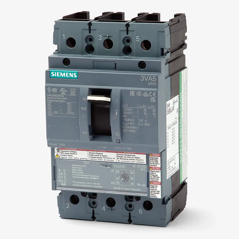 Bargain Siemens 3VA5290-5EC31-0AA0 - 90A 3 Pole Molded Case Circuit Breaker