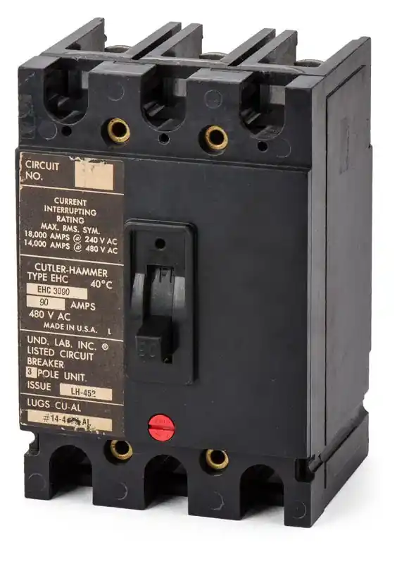 Eaton / Cutler-Hammer EHC3090 - 90A 3 Pole Molded Case Circuit Breaker Direct From Factory