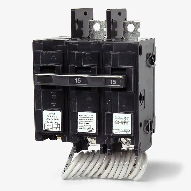 Siemens BQ2B01500S01 - 15A 2 Pole Molded Case Circuit Breaker Mega Sale
