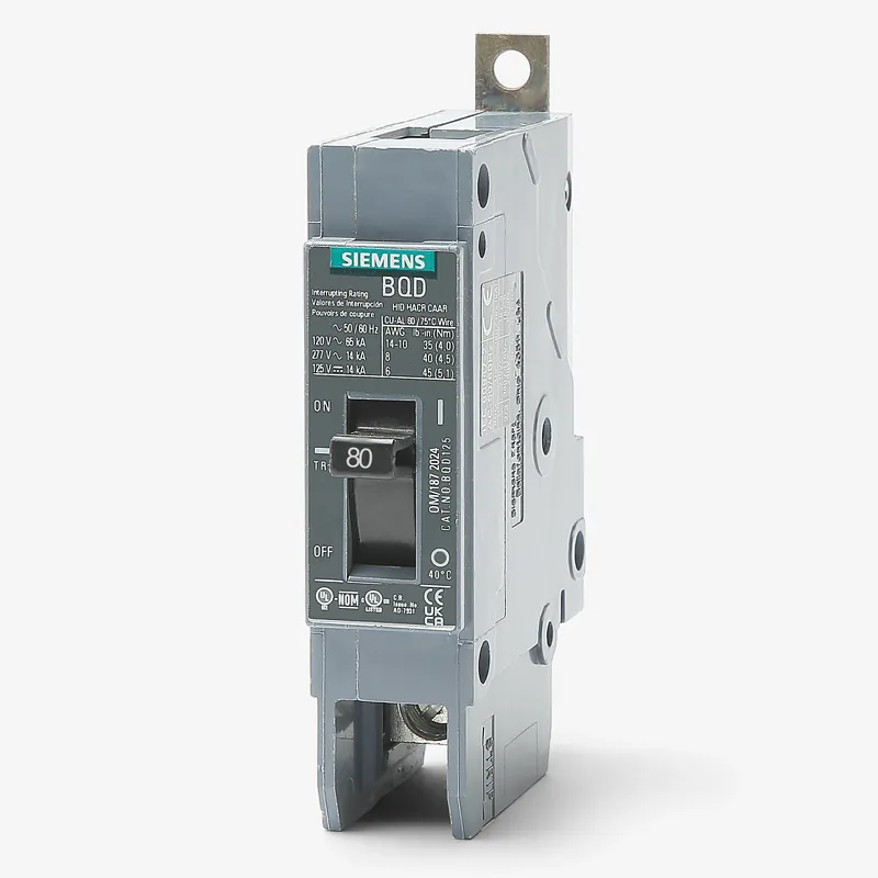 Siemens BQD180 - 80A 1 Pole Molded Case Circuit Breaker Luxury