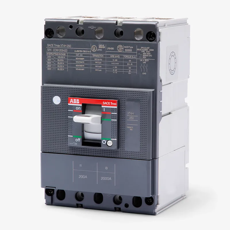 ABB XT4HU3200AFJ000XXX - 200A 3 Pole Molded Case Circuit Breaker Top Pick
