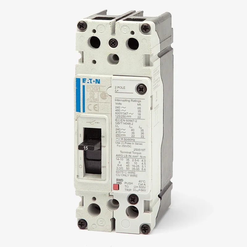 Eaton / Cutler-Hammer PDG12C0015TFFJ - 15A 2 Pole Molded Case Circuit Breaker Special Discount