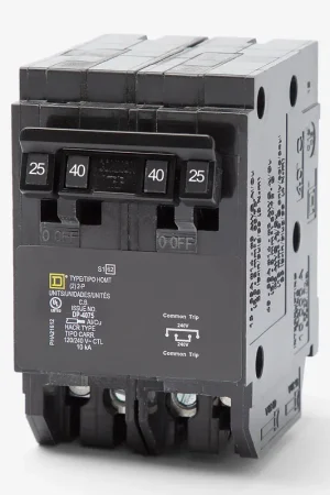 Budget Square D HOMT225240 - 25/40A Quad Tandem Miniature Circuit Breaker