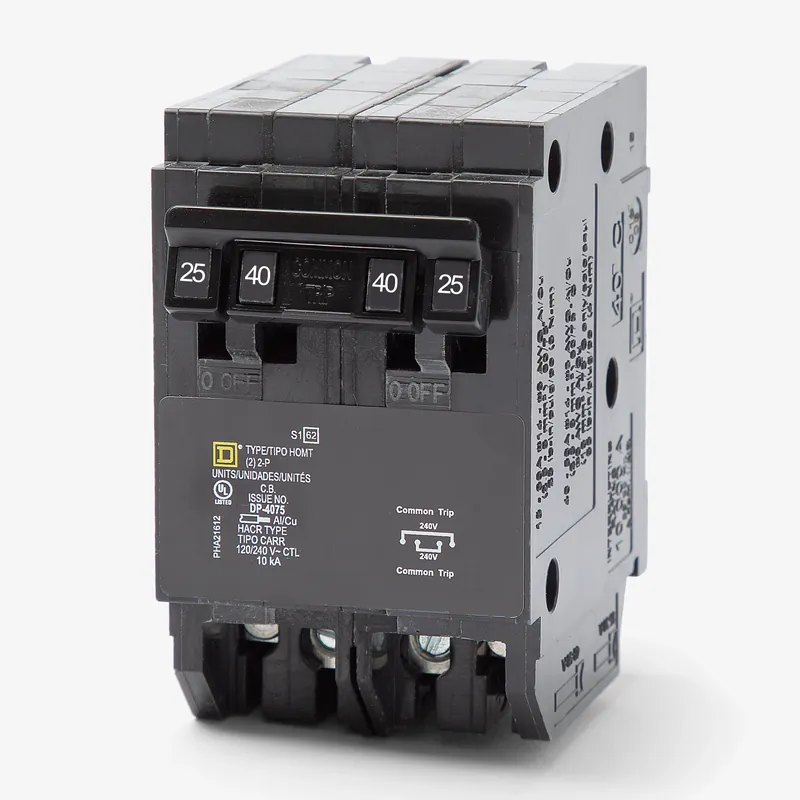 Budget Square D HOMT225240 - 25/40A Quad Tandem Miniature Circuit Breaker