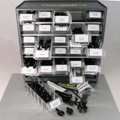 Aluminium Assorted Sizes 500 Piece Cabinet Instant Buy