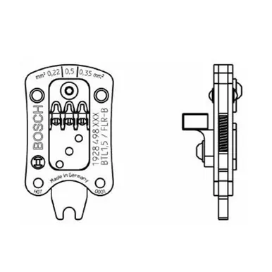 1928498839 Bosch Crimp Tool, BTC/BTL 1.5 Insert Order Now