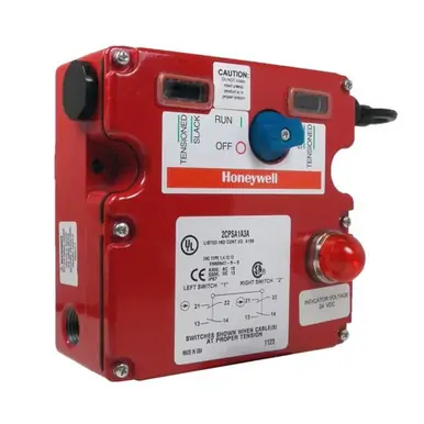 2CPSA1A1B Honeywell Cable Pull Safety Switch, 2NO/2NC, Bi-Directional Actuation, 120V LED New Release