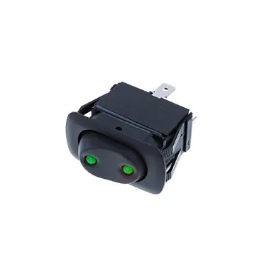 Genuine SRA2-1F-DC-1-GG Switch Components – Sealed Rocker IP56 Waved 4P ON-OFF-ON Green LED