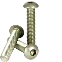 Mega Sale M10-1.50 x 50 mm Button Head Socket Cap Screws, 18-8 Stainless Steel A2, Full Thread, Coarse (UNC), Qty 100
