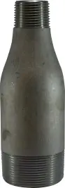 Midland Metal 90118 Swage Nipple, 2 in MPT x 1/4 in MPT, Steel, SCH 80/XH Schedule Today Only