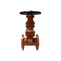 Midland Metal 9610NYCF8 Resilient Seated Gate Valve, 8 in Nominal, Flanged x Flanged, 300 psi Pressure Premium