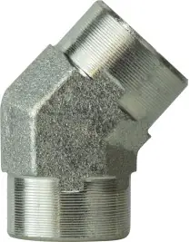 Seasonal Sale Midland Metal 55054 45 deg Elbow, 1/4 in Female Pipe x 1/4 in Female Pipe, Steel