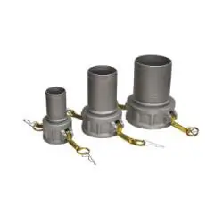 Don't Miss Out Buchanan Rubber CGC-150CR-A1 Cam and Groove Crimplok Coupler, 1-1/2 in Type C x 1-1/2 in Barbed, Aluminum