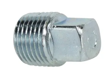 Midland Metal 5406SHP6 Square Head Plug, 3/8 in MPT, Steel Place Order