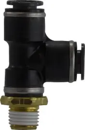 Midland Metal 721008C Fixed Branch Tee, 1/2 in Push-In x 5/8 in Push-In x 1/2 in MPT, Composite Special Discount