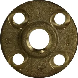 Crafted Midland Metal 44828LF Companion Flange, 2 in Sweat x 2 in Sweat, Brass