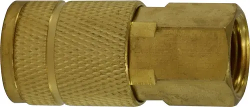 Time-Limited Midland Metal 28507 Parker Tru Coupler, 1/4 in FIP, Brass
