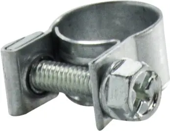 Midland Metal 92017 Aluzinc Mini-F Clamp, Non Perforated (Lined) Band, 19/32=11/16 Aluzinc Mini Clamp, Clamps Holiday Sale