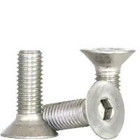 Express Delivery M10-1.50 x 40 mm Flat Head Socket Cap Screws, 18-8 Stainless Steel A2, Full Thread, Coarse (UNC), Qty 100