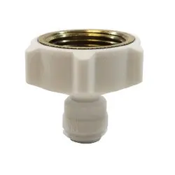 Midland Metal 20955P Adapter, 3/8 in Push-In x 3/4 in Female BSP, Plastic Price Drop