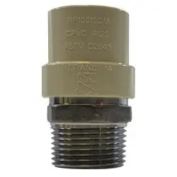 Midland Metal 35415SS Adapter, 1 in CPVC x 1 in Male IPS, Stainless Steel Latest