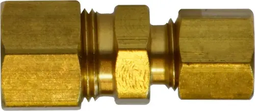 Midland Metal 18083 Reducing Union, 5/8 in Compression x 1/2 in Compression, Brass Special Discount
