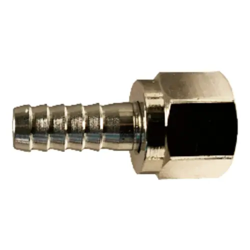 Midland Metal 34501 Barb X Female Flare Swivel Sets, Stainless Steel Hose Barbs, Swvl Nut 1/4Bx1/4Ffl 304Ss Stem Cp Nut, Brass Fittings Limited Offer