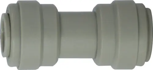 Midland Metal 20021P Union Connector, 1/2 in Push-In Tube x 1/2 in Push-In Tube, Plastic Save Now